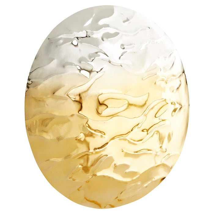 Cyan Design Large Ripple Wall Decor, Silver/Gold
