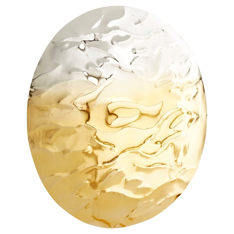 Cyan Design Large Ripple Wall Decor, Silver/Gold
