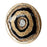 Cyan Design Small Skipping Rocks WL Deco, Gold/Black