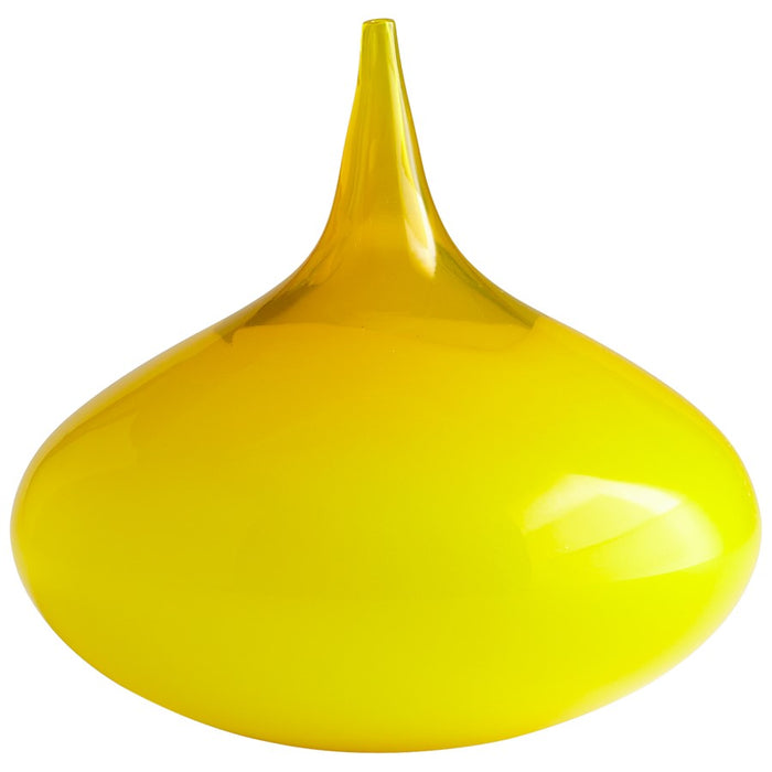 Cyan Design Small Moonbeam Vase, Yellow