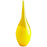 Cyan Design Large Moonbeam Vase, Yellow