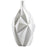 Cyan Design Medium Glacier Vase, Gloss White Glaze