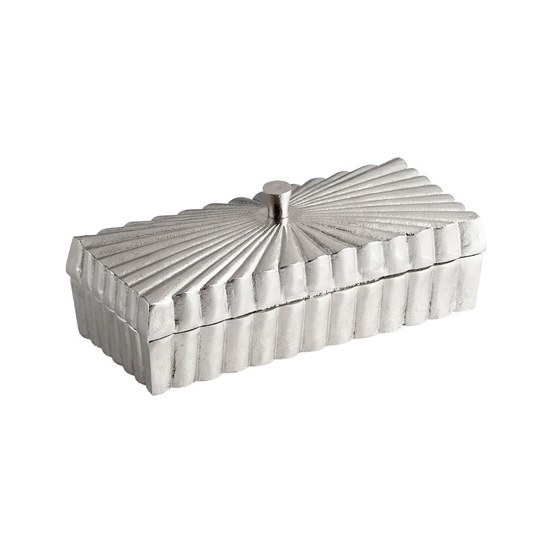 Cyan Design Large Buckingham Container, Silver