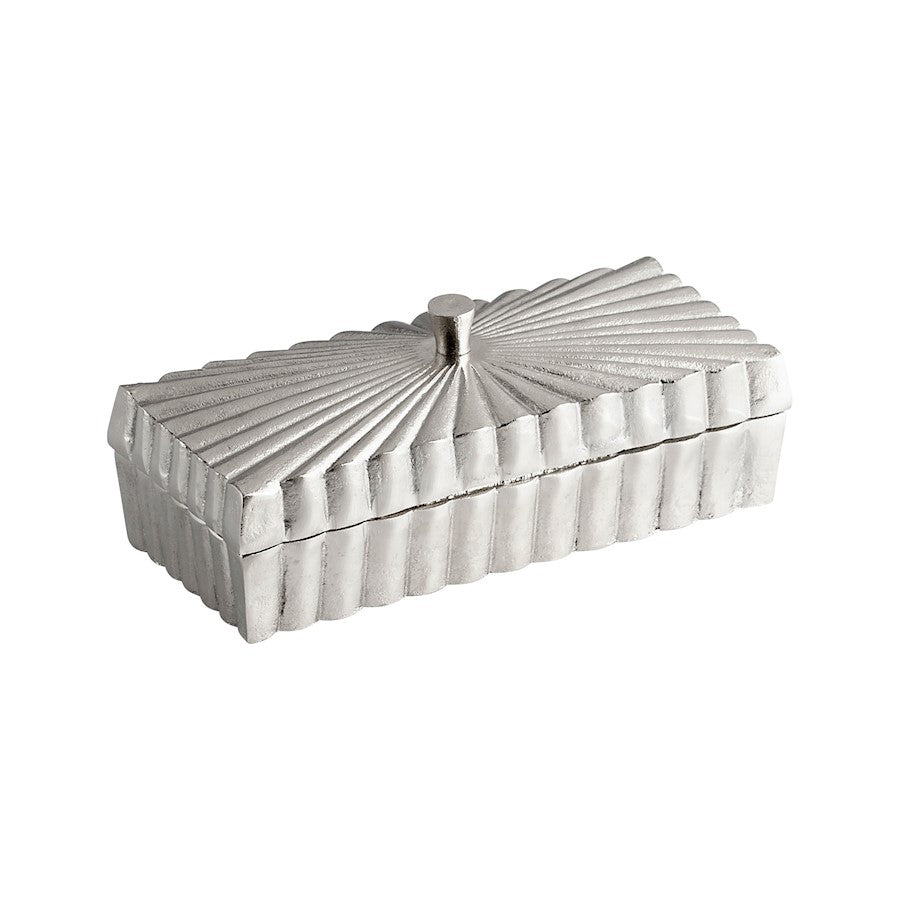 Cyan Design Large Buckingham Container, Silver