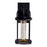 CWI Lighting Greenwood 13"H Outdoor Wall Light, Black/Clear