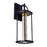 CWI Lighting Greenwood 17"H Outdoor Wall Light, Black/Clear