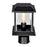 CWI Blackbridge 1 Light Outdoor Lantern Head, Black/Clear