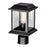 CWI Blackbridge 1 Light Outdoor Lantern Head, Black/Clear