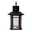 CWI Blackburn 1 Light 17"H Outdoor Wall Light, Black/Seedy