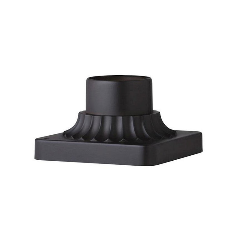 CWI Lighting Granville Pier Mount Base, Black