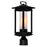 CWI Granville 1 Light Outdoor Lantern Head, Black/Frosted