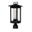 CWI Granville 1 Light Outdoor Lantern Head, Black/Frosted