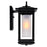 CWI Lighting Granville 1 Light Outdoor Wall Light, Black/Frosted