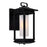 CWI Lighting Granville 1 Light Outdoor Wall Light, Black/Frosted