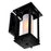 CWI Lighting Granville 1 Light Outdoor Wall Light, Black/Frosted