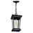 CWI Lighting Leawood 1 Light Outdoor Hanging Light, Black/Clear