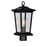 CWI Lighting Leawood 1 Light Outdoor Lantern Head, Black/Clear