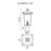 CWI Lighting Leawood 1 Light Outdoor Lantern Head, Black/Clear