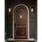 CWI Lighting Leawood 1 Light 15"H Outdoor Wall Light, Black/Clear