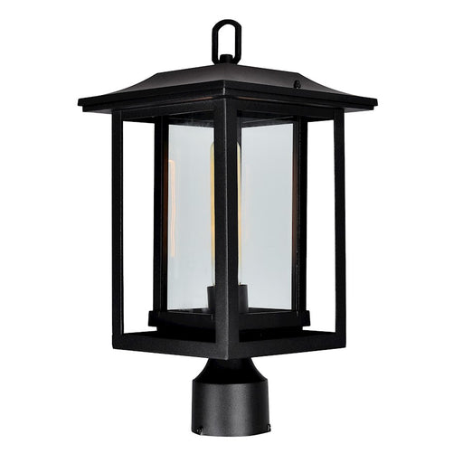 CWI Winfield 1 Light Outdoor Lantern Head, Black/Clear