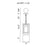 CWI Lighting Mulvane 1 Light Outdoor Hanging Light, Black/Clear
