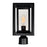 CWI Lighting Mulvane 1 Light Outdoor Lantern Head, Black/Clear
