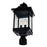 CWI Cleveland 2 Light Outdoor Lantern Head, Black/Clear