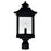 CWI Cleveland 2 Light Outdoor Lantern Head, Black/Clear