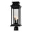 CWI Milford 3 Light 21"H Outdoor Lantern Head, Black/Seedy - 0418PT7L-3