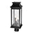 CWI Milford 3 Light 21"H Outdoor Lantern Head, Black/Seedy