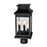 CWI Milford 3 Light 17"H Outdoor Lantern Head, Black/Seedy
