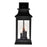 CWI Lighting Milford 3 Light 18"H Outdoor Wall Light, Black/Seedy