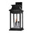 CWI Lighting Milford 3 Light 18"H Outdoor Wall Light, Black/Seedy