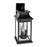 CWI Lighting Milford 3 Light 18"H Outdoor Wall Light, Black/Seedy