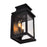 CWI Lighting Milford 2 Light 14"H Outdoor Wall Light, Black/Seedy