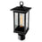 CWI Lighting Oakwood 1 Light Outdoor Lantern Head, Black/Clear