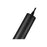 CWI Anem 1 Light Down Mini Pendant, Matte Black/Satin Gold