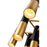 CWI Anem 19 Light Down Chandelier, Matte Black/Satin Gold
