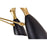 CWI Rolin 12 Light Down Chandelier, Matte Black/Satin Gold