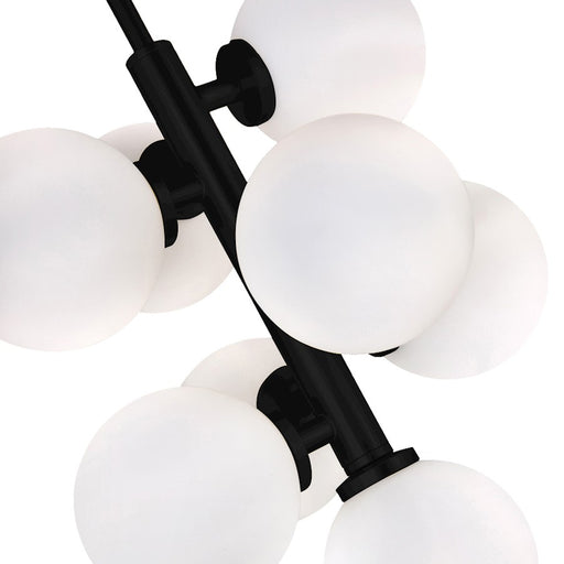CWI Lighting Arya 8 Light Pendant, Black