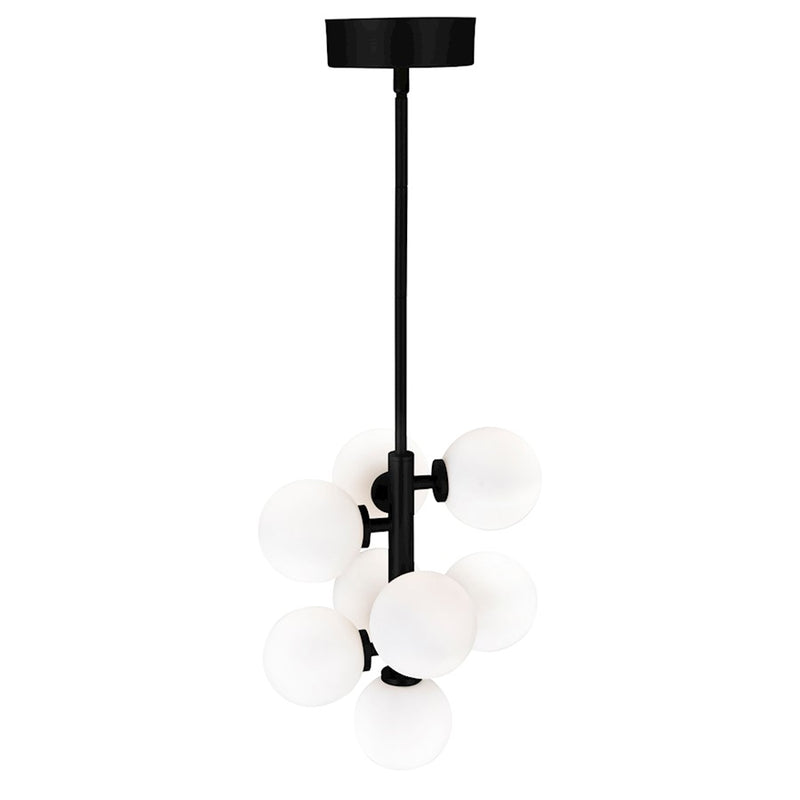 CWI Lighting Arya 8 Light Pendant, Black