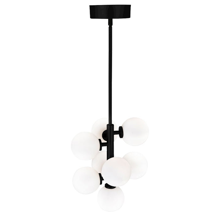 CWI Lighting Arya 8 Light Pendant, Black