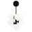 CWI Lighting Arya 8 Light Pendant, Black