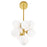 CWI Lighting Arya 8 Light Pendant, Satin Gold