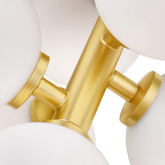CWI Lighting Arya 8 Light Pendant, Satin Gold