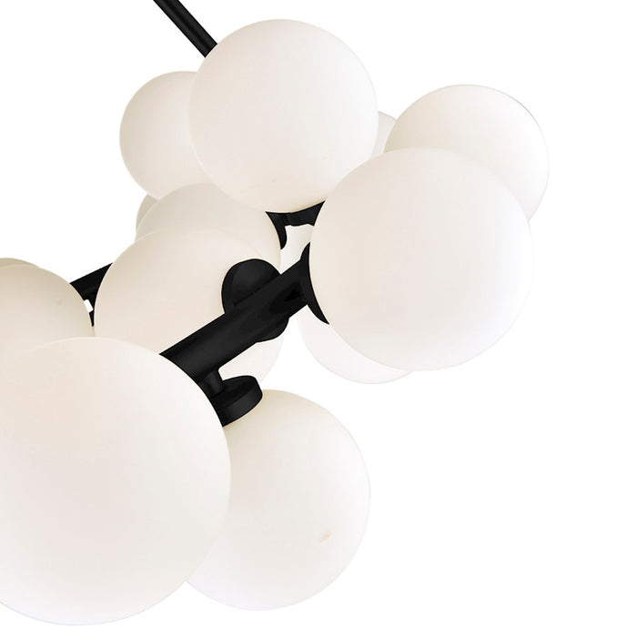 CWI Lighting Arya 25 Light Chandelier, Black