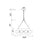 CWI Lighting Arya 25 Light Chandelier, Black