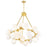 CWI Lighting Arya 25 Light Chandelier, Satin Gold