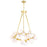 CWI Lighting Arya 25 Light Chandelier, Satin Gold