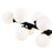 CWI Lighting Arya 16 Light Chandelier, Black